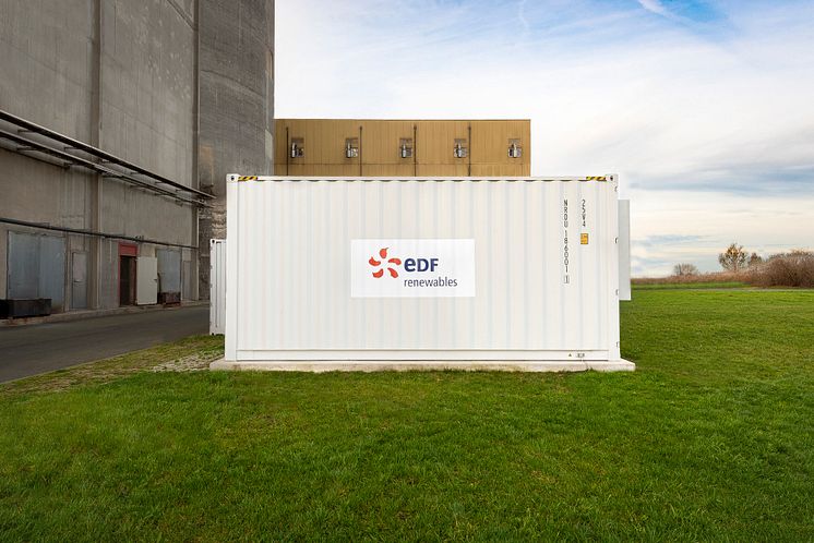 Batteriespeicher von EDF Renewables bei Malteurop