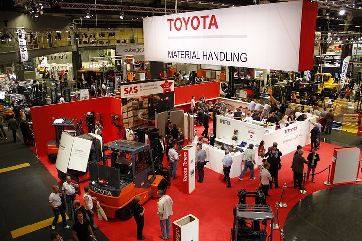 Toyota noterade stort intresse vid Logistik & Transport