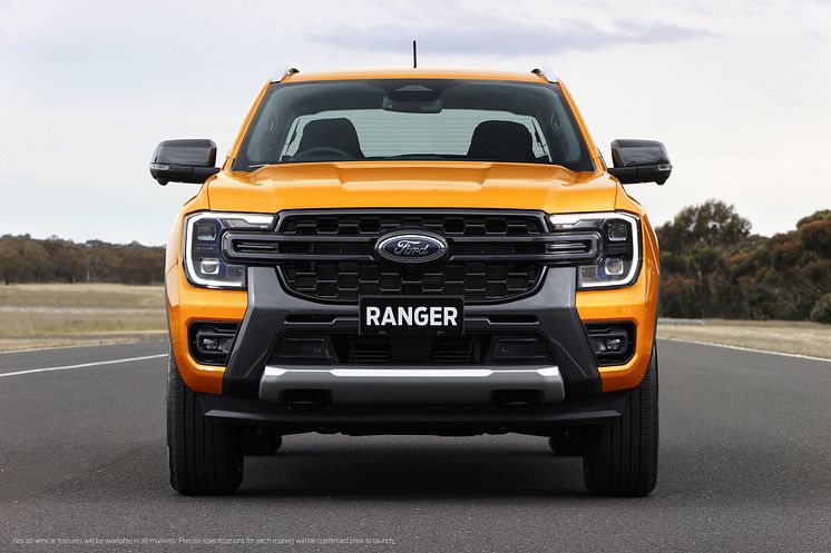 2022Ford_NextGenRanger_Wildtrak_headon_tarmac