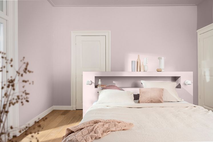 Nordsjö-Colour-Futures-Colour-of-the-Year-2024-Sweet - Embrace - Bedroom