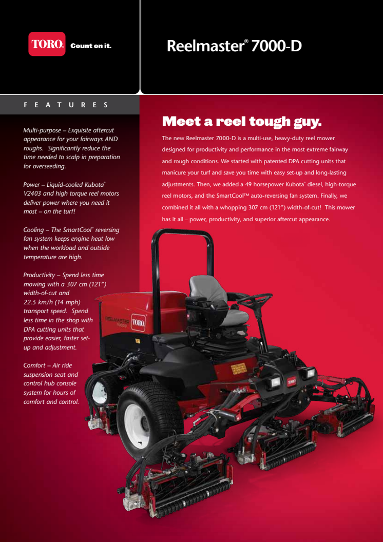 Toro Reelmaster 7000