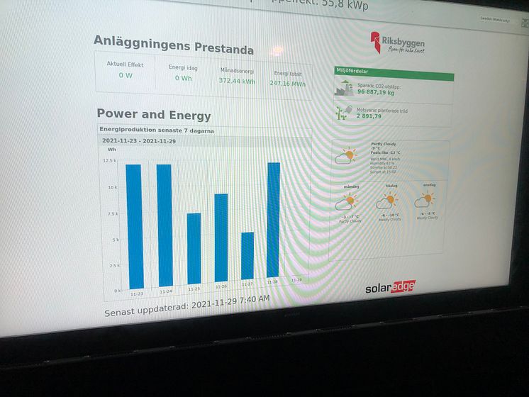 Informationstavla, Brf Sjökortet