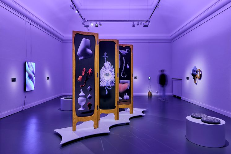 Installationsvy Vassa spröt – Mjuka antenner, Wang & Söderström