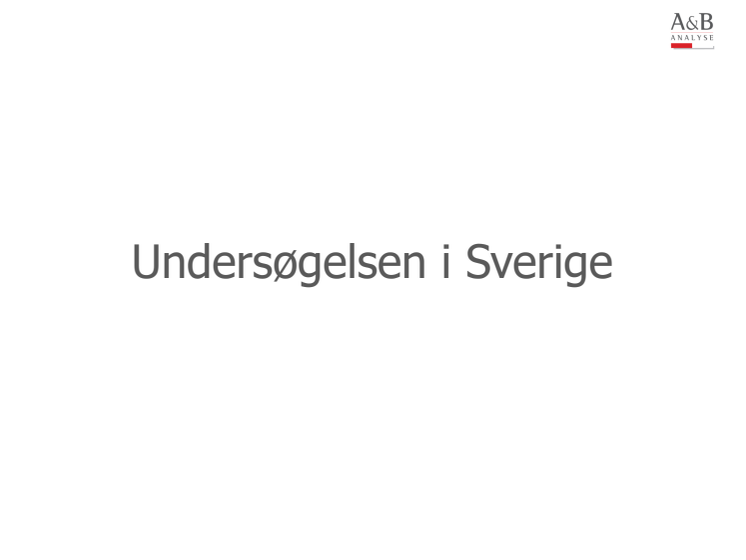 Svenskars renoveringsvanor A&B analyse/ROCKWOOL