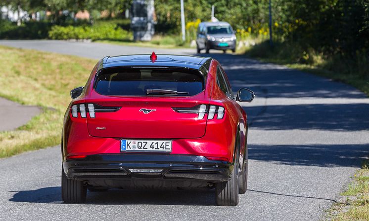 Ford Mustang Mach-E  preproduksjonsbil, Norge, Sommeren 2020