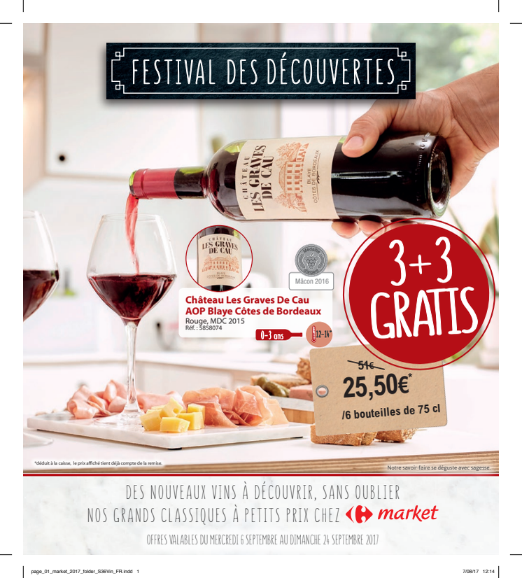 Les atouts des foires aux vins d’automne dans les Hypermarchés Carrefour et dans les Market