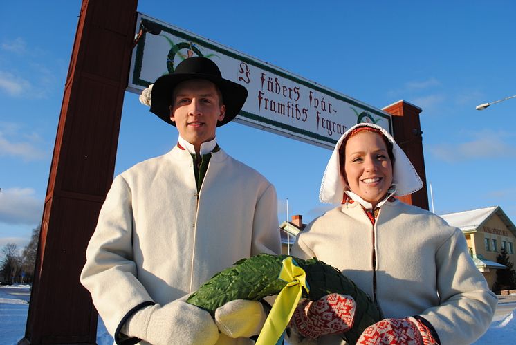 Kransmas och kranskulla i Vasaloppet 2011