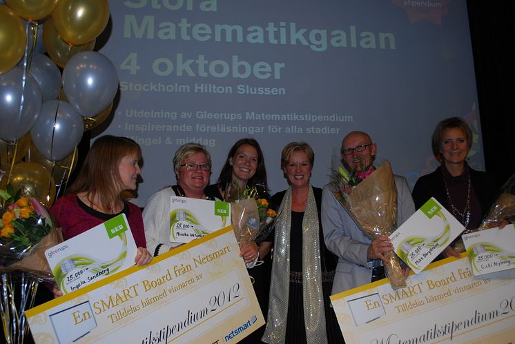 Gleerups matematiksptipendiater 2012 prisutdelning