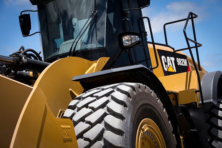 Cat 982M hjullastare - närbild