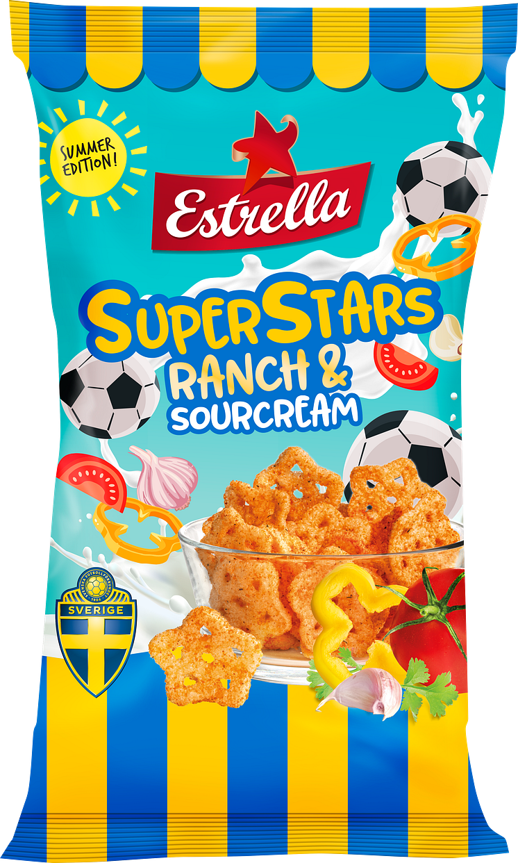 11464 Ltd sommar Superstars Ranch & sourcream 85g