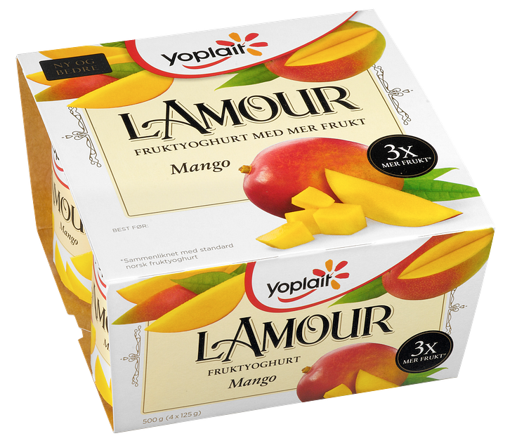 Yoplait l'Amour mango