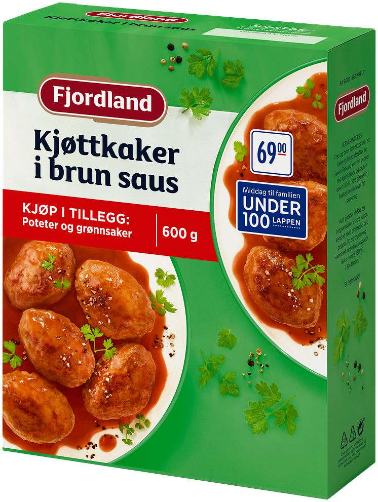 Fjordland komponenter Kjøttkaker i brun saus