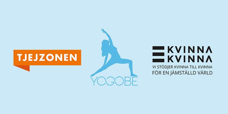 Yogaeventet Fem Empowered anordnas av Yogobe tillsammans med Kvinna till Kvinna och Tjejzonen