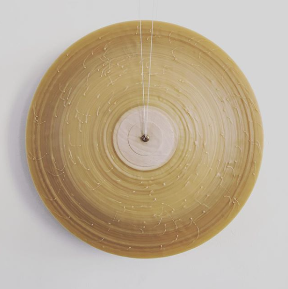 Wax circle by Kasper Friis Kjeldgaard, Transparencies 2018