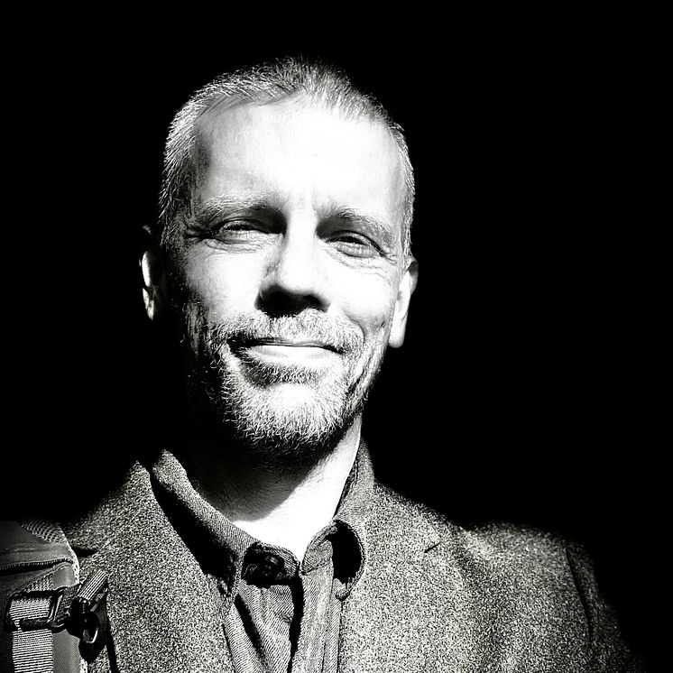 Bilden visar ett porträtt av Magnus Tuvendal