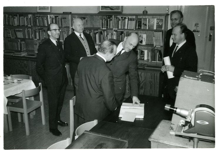 Utbildningsminister Ivar Persson och Birger Öhman på besök.jpg