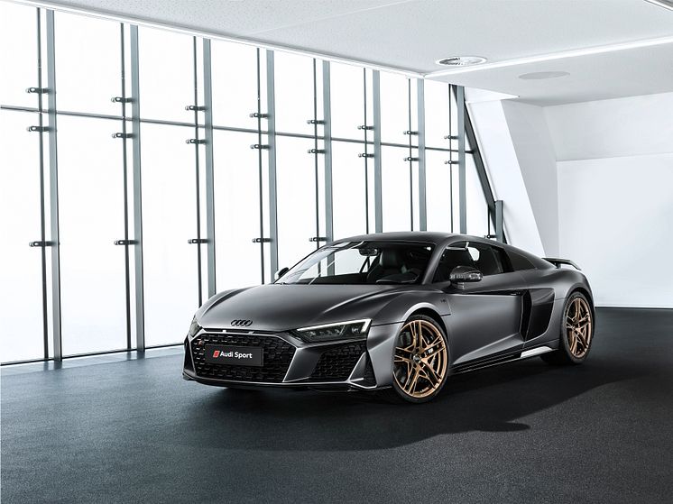 Audi R8 V10 Decennium (Daytona Gray, mat effekt)