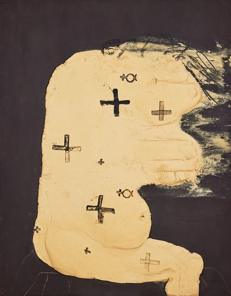 "Cos i Creus" av Antoni Tàpies 