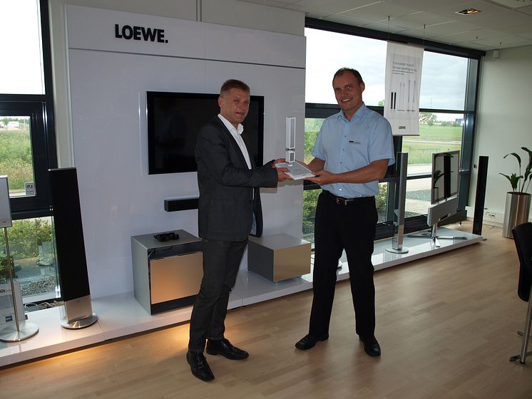 Loewe Gallery Frederikshavn er tildelt Silver Award 2012