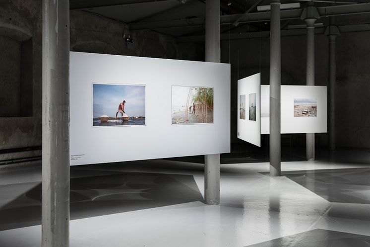 Installation view/Installationsbild Suvra Kanti Das Delta & Sediment Färgfabriken 2019 