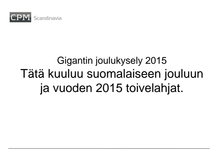 Joulukyselyt: Neljä viidestä on ostanut yhteislahjoja jouluksi