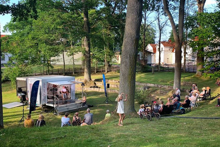 musik på släp. Foto Urban Wedin