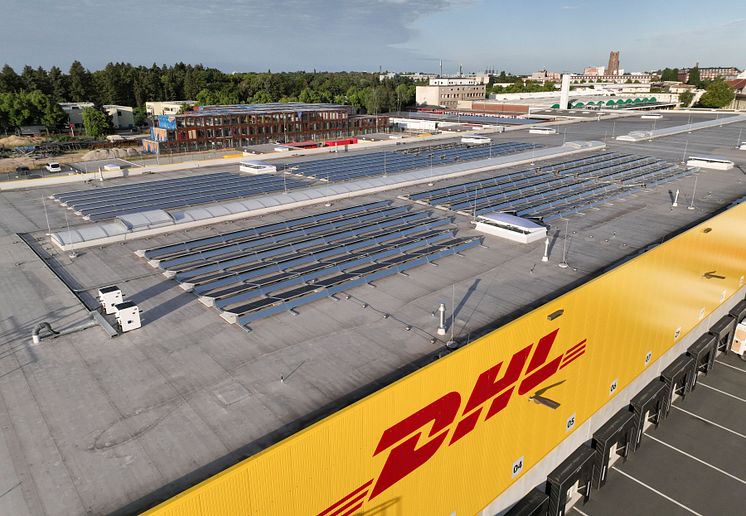 DHL Solar Power Building