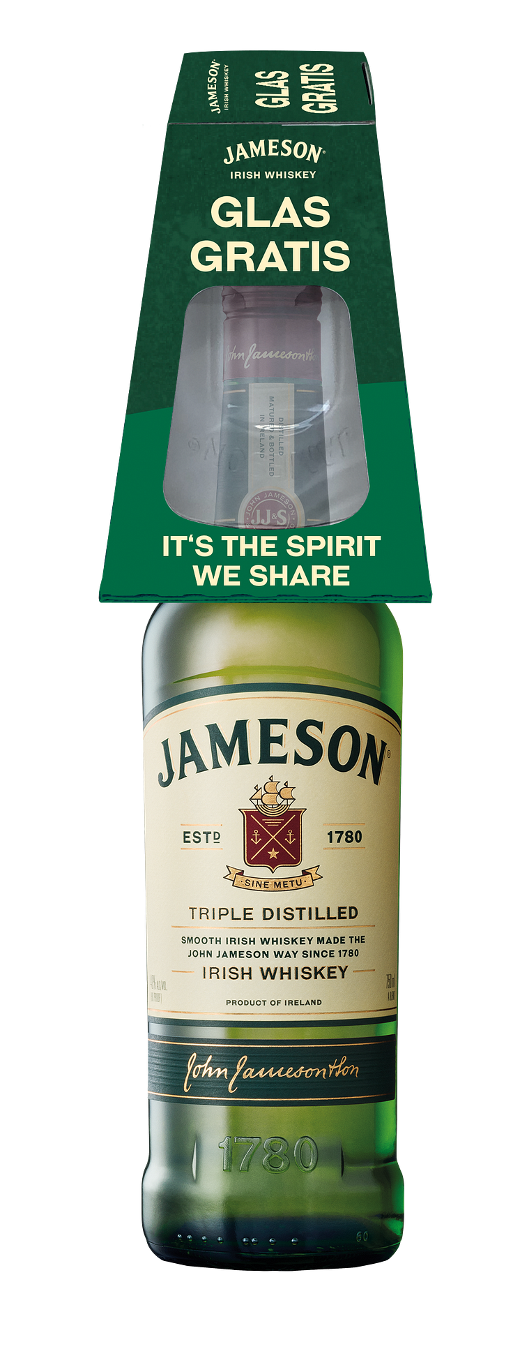 Jameson mit Glas