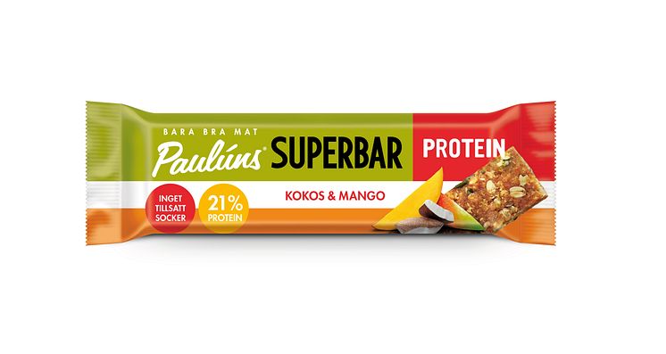 Paulúns superbar Protein Kokos & Mango
