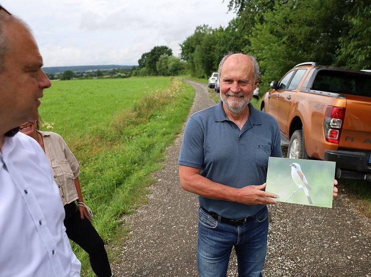 Ehemalige Trassenfläche für Vogelschützer