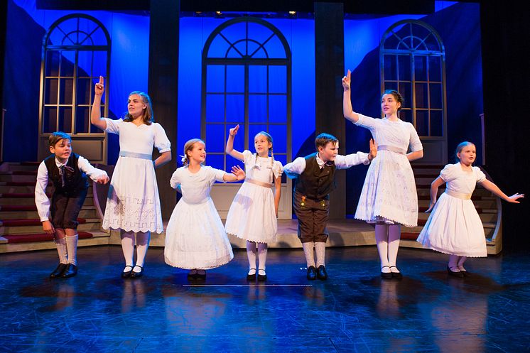 Barnen Von Trapp i Sound of Music