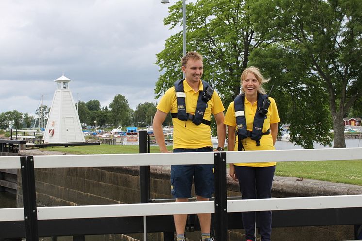 Pressbild Göta kanal - Slussvärdar på Göta kanal