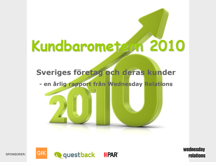 Rapportsammanfattning: Kundbarometern 2010