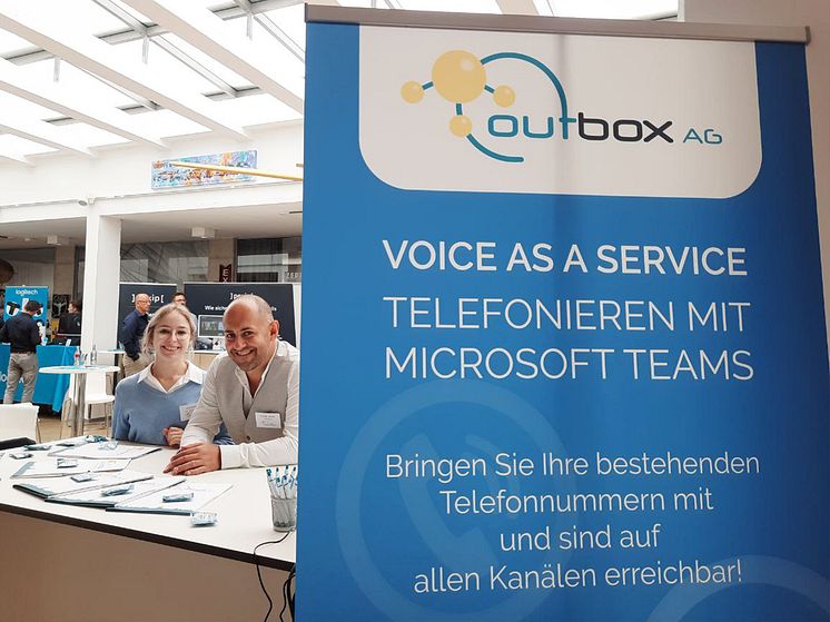 outbox-ag-auf-der-Nuvias-UC-Partner-Summit-2023-Stand-Team
