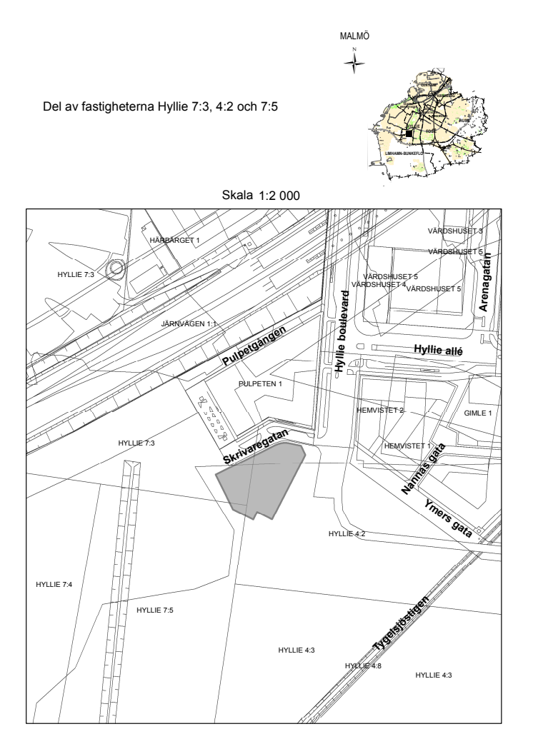 Plankarta - kontorsbyggnad Castellum