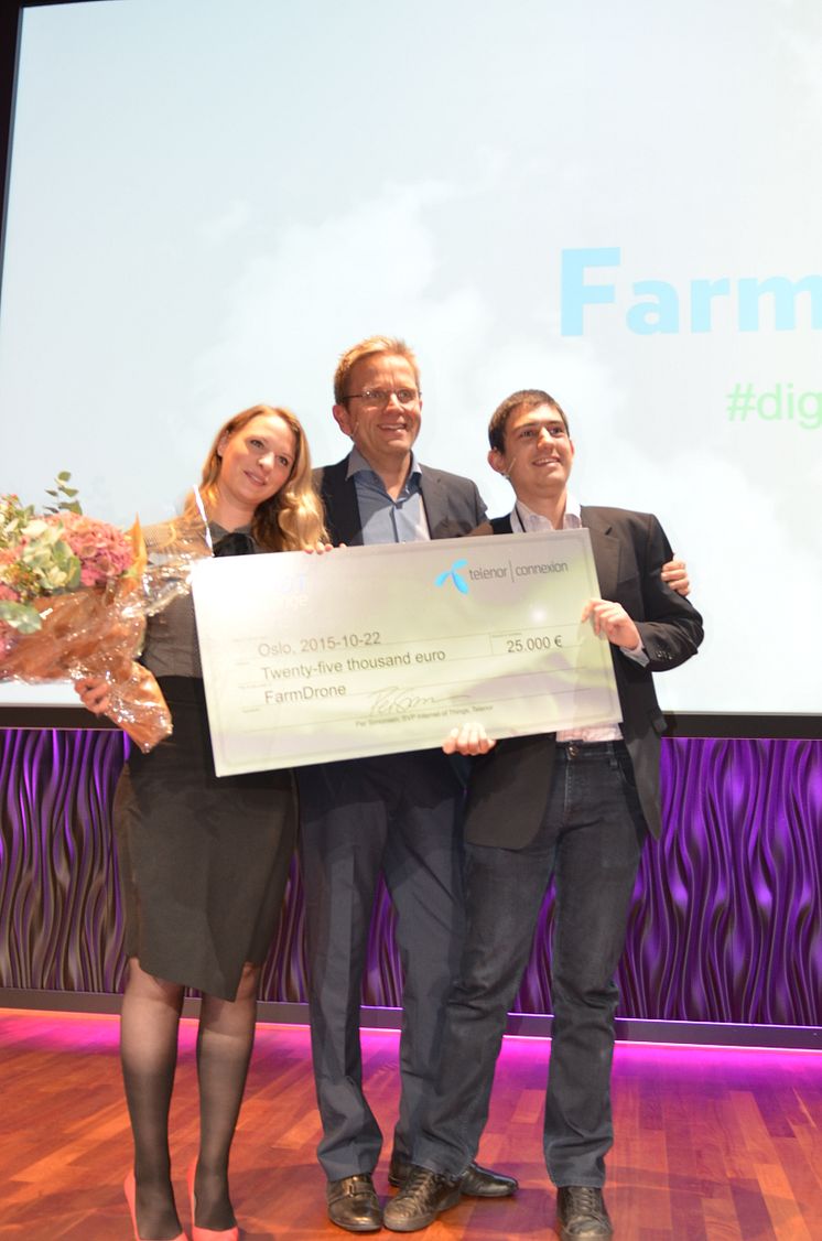 Vinnare av Nordic IoT Challenge 2015 - FarmDrones