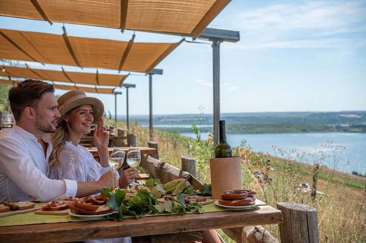 Udsigt fra Weinberg ved Geisteltalsee