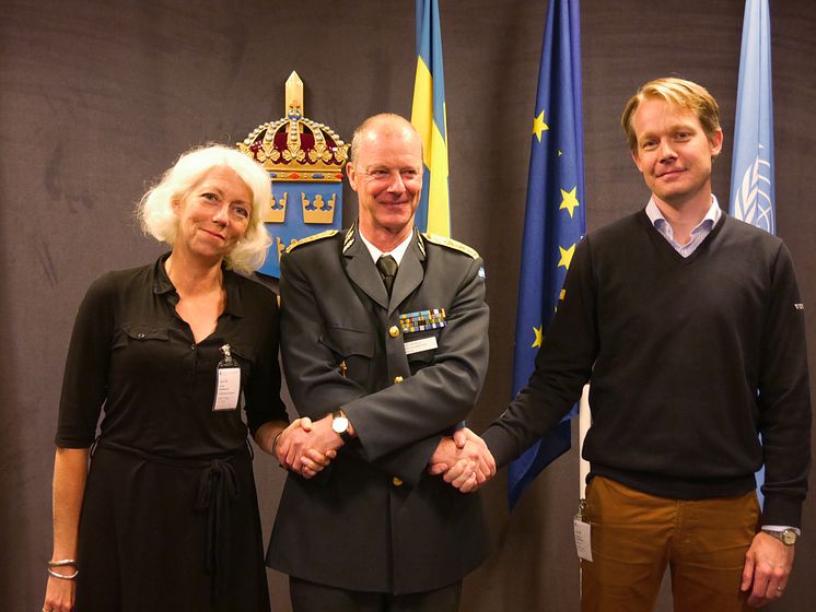 Anita Asklund, Lantmännen, Klas Eksell, Försvarsmakten och Joakim Arndorw, Swecon