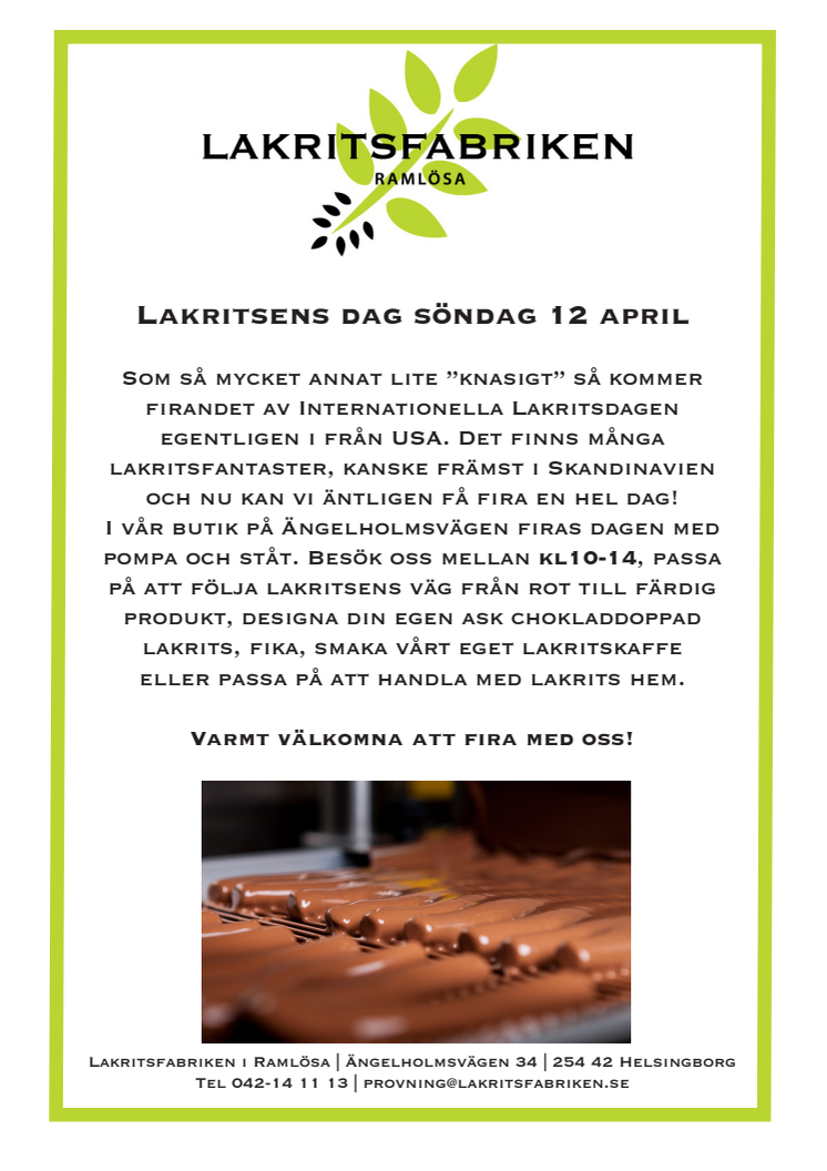 Lakritsveckor på ScandChoco!