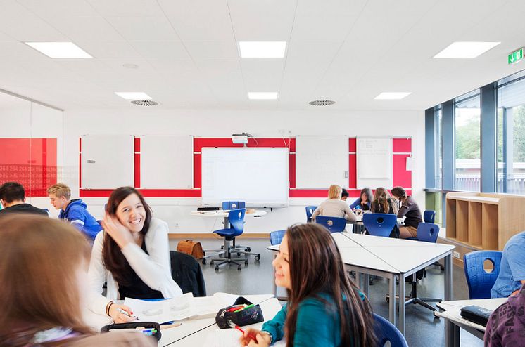 Nytt akustiksystem ger bättre ljud i klassrummet