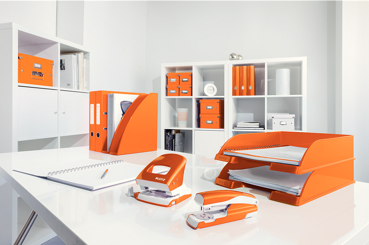 Leitz WOW range in orange