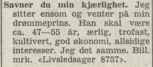 Faksimile Dagbladet 24.05.1969 