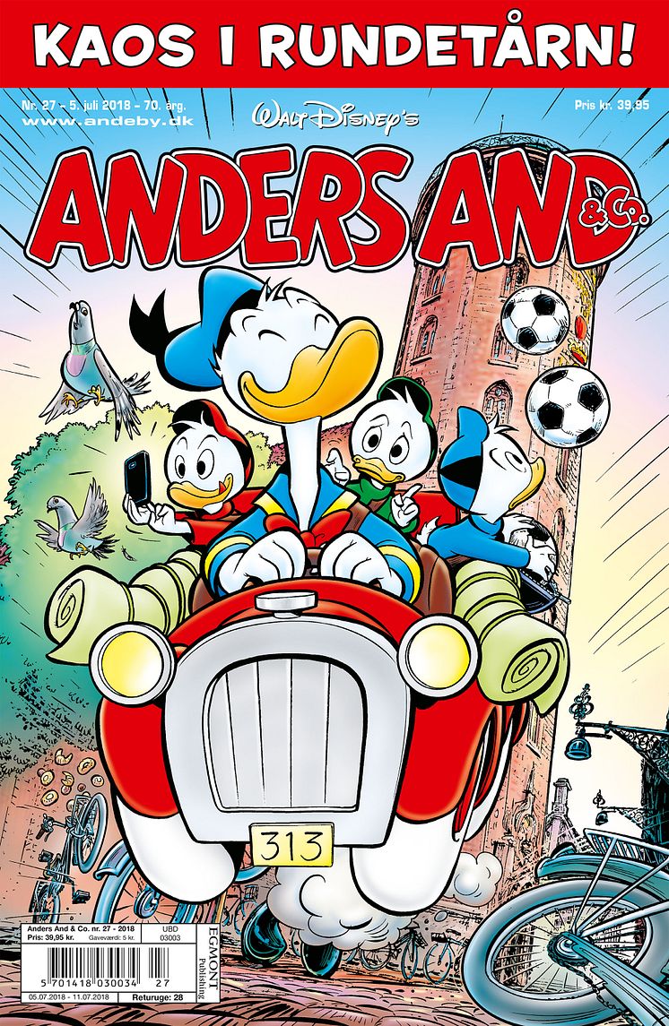 Forside Anders And & Co. nr. 27 