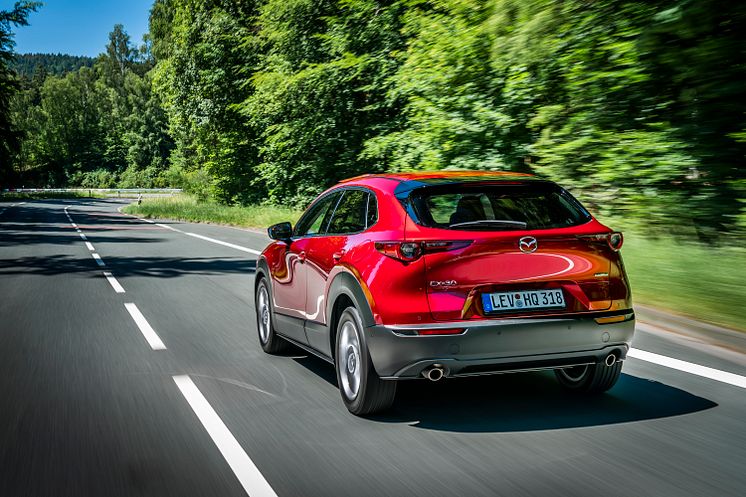 Mazda CX-30 i Soul Red Crystal