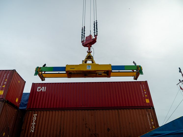 First container delivery port of Arendal 231023
