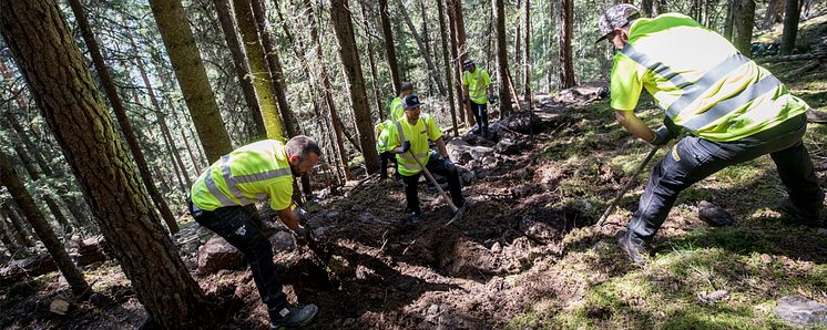 Tråkk'n Roll i gang med stibygging