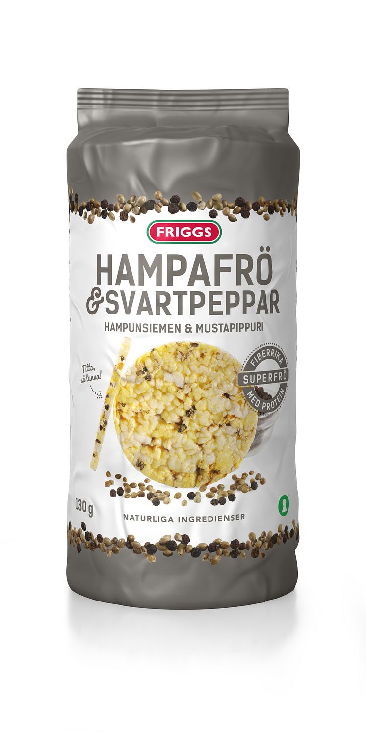 Friggs Riskakor Hampafrö & Svartpeppar