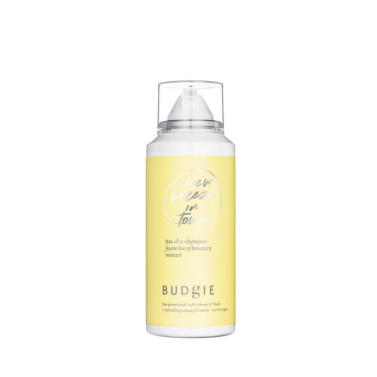 Rekl ljusare BB  BudgieMini Foam Dry Shampoo