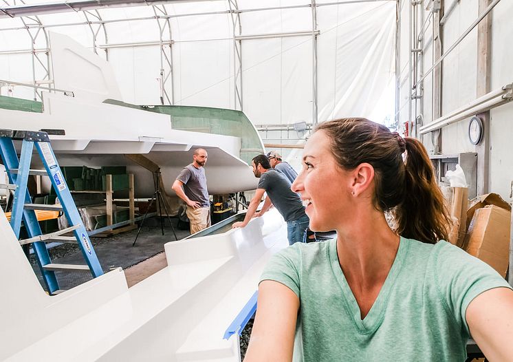 VETUS - Matt and Jessica Johnson of MJ Sailing are building a 42-foot catamaran with the backing of VETUS MAXWELL (2).jpg