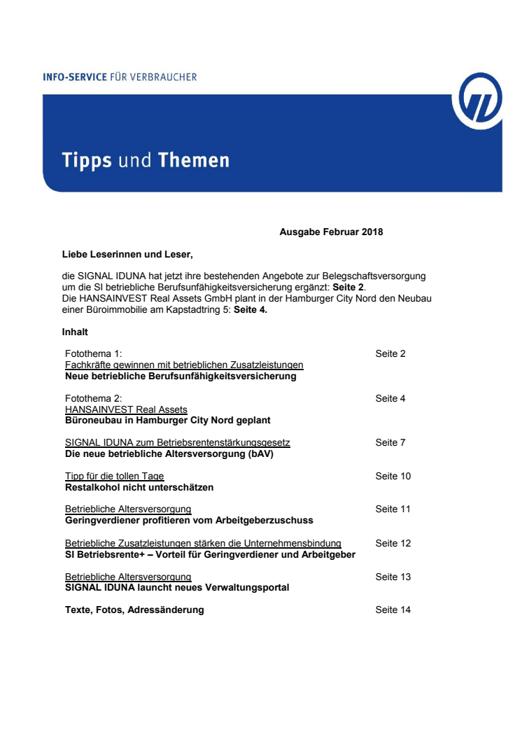 Tipps und Themen 2-2018